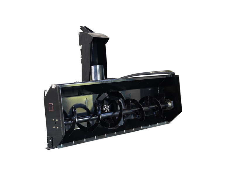 Redo för vintern: Hydraulisk snöslunga med skidsteer – byggd för att kasta, byggd för att hålla