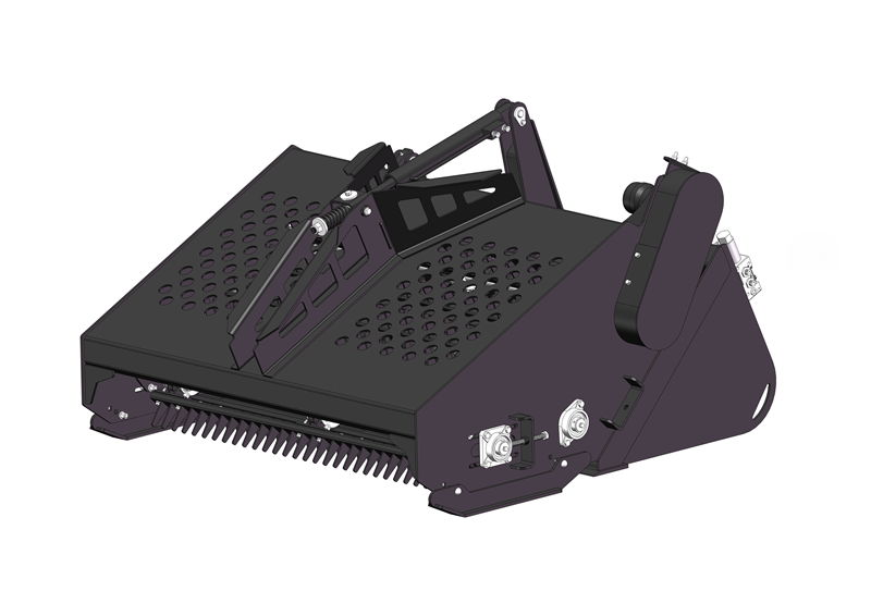 Revolutionera din landskapsarkitektur med den hydrauliska räfskrattan Skid Steer